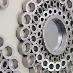 Northlight Set Of 3 Round Gray Cascading Angular Orbs Mirrors 10" -Northlight GUEST 57b38f60 99e6 4c5a a0d0 633105fc5ec4