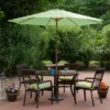 Northlight 9ft Outdoor Patio Market Umbrella With Hand Crank And Tilt, Sage Green -Northlight GUEST 592f2404 002f 4e17 9bb2 229f43b8726b