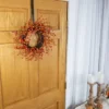 Northlight Orange Berries And Twig Artificial Fall Harvest Wreath 14- Inch, Unlit