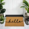 Northlight Natural Coir "Hello" Outdoor Doormat 18" X 30" -Northlight GUEST 5e338ec3 11f6 4c46 bbb0 14be0c2255c5