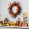 Northlight Leaves And Berries Artificial Fall Harvest Twig Wreath - 24 Inch, Unlit -Northlight GUEST 610d2ce2 4359 4bdb be18 98a3b31c3374