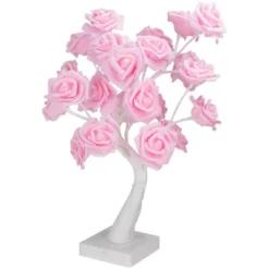 Northlight 17" LED Lighted Pink Rose Flower Tabletop Tree 10 Northlight 17" LED Lighted Pink Rose Flower Tabletop Tree -Northlight GUEST 63b07531 7b46 4a13 a9e8 4a5e8de02e6f
