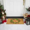 Northlight Natural Coir "Joy" Wreath Christmas Doormat 18" X 30" -Northlight GUEST 6a180fe6 c878 4478 8c48 1d8041be3c83