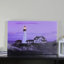 Northlight LED Lighted Coastal Lighthouse Home With Sunset Canvas Wall Art 15.75" X 23.5" 7 Northlight LED Lighted Coastal Lighthouse Home With Sunset Canvas Wall Art 15.75" X 23.5" -Northlight GUEST 6e01c05e 0a77 4a10 87a6 d2ab8c3d7c9c