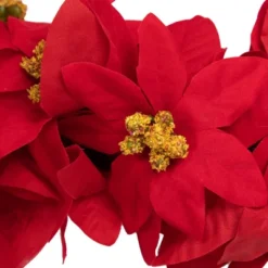 Northlight 6' X 3" Red Artificial Poinsettia Floral Christmas Garland - Unlit 9 Northlight 6' X 3" Red Artificial Poinsettia Floral Christmas Garland - Unlit -Northlight GUEST 6ea3413b 4f3e 4e6e a5ef 92418c006df5
