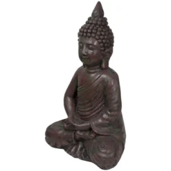 Northlight 17.5" Dark Brown Meditating Buddha Outdoor Garden Statue -Northlight GUEST 70c87aa0 86fd 458c 973d f6a251aa37dc