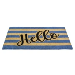 Northlight Natural Coir "Hello" Outdoor Rectangular Doormat 18" X 30" -Northlight GUEST 734773f5 f808 4072 81f1 d5e37b91432e