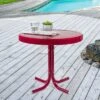 Northlight 22" Outdoor Retro Tulip Side Table, Pink -Northlight GUEST 767e1721 8870 4f0b 846d cb5020b11c25