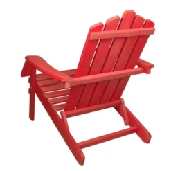 Northlight 36" Red Classic Folding Wooden Adirondack Chair -Northlight GUEST 7c3e3a22 37ed 466f a845 535722328ca6