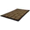 Northlight Brown And Black Brick Rectangular Doormat 18" X 29.5" -Northlight GUEST 7ec2d780 854b 4d23 924e 1d37418080fe
