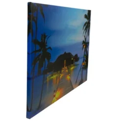 Northlight LED Lighted Tropical Paradise Island Beach Scene Canvas Wall Art 23.5" -Northlight GUEST 83eeeba1 a2ee 4e61 8c24 badeb5b8c3a8
