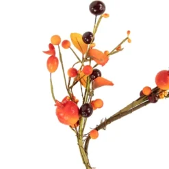 Northlight 5' X 6" Fall Harvest Berries And Leaves Twig Artificial Garland, Unlit -Northlight GUEST 8923724e 0359 417a b5fb 0437f5694552