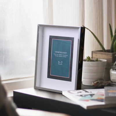 Northlight 10" Modern Look Rectangular 5" X 7" Photo Picture Frame - Silver And Clear 3 Northlight 10" Modern Look Rectangular 5" X 7" Photo Picture Frame - Silver And Clear