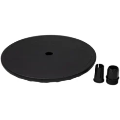 Northlight 19.75" Black Outdoor Umbrella Table Tray -Northlight GUEST 8fa51f37 936c 4266 9053 1c63e424ad92