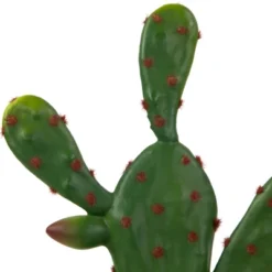 Northlight Real Touch™ Artificial Green And Red Potted Floral Cactus 9.5" -Northlight GUEST 935ad853 9f8a 49e1 bb6b de06a757d177