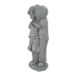 Northlight 19.5" Gray Boy Hugging Girl Outdoor Garden Statue 9 Northlight 19.5" Gray Boy Hugging Girl Outdoor Garden Statue -Northlight GUEST 96c62957 5a2d 48ec 908f c58ddab5d66f