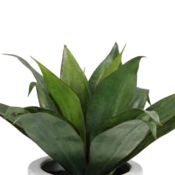 Northlight 13" Agave Artificial Potted Plant - Green -Northlight GUEST 976a92f2 4827 4888 ac00 2afcf53b903c