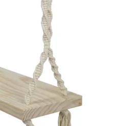 Northlight 21.75" Natural Rope Wooden Swing Chair -Northlight GUEST 9948a5af 2e39 497a 8b22 c24eccc887f1