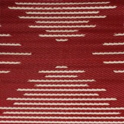 Northlight 4' X 6' Red And Beige Pattern Rectangular Outdoor Area Rug -Northlight GUEST 9a394cf0 70fb 4a56 9c68 45998185c10e