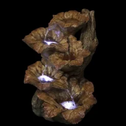 Northlight 21.75" LED Lighted Wood Design Outdoor Garden Water Fountain -Northlight GUEST 9a9edaa1 4068 4a3d aa52 23979f3ac63c