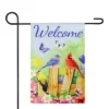 Northlight Welcome Birds On A Fence Outdoor Garden Flag 12.5" X 18" 2 Northlight Welcome Birds On A Fence Outdoor Garden Flag 12.5" X 18" -Northlight GUEST a3532ace 7c1a 4252 adde 3a98a62a2a75