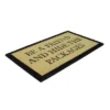 Northlight Beige And Black Rectangular "Hide The Packages" Doormat 30" X 18" -Northlight GUEST a8c64120 cefb 458b 98af 72573757512a