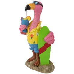 Northlight 11.5" Tropical Pink Flamingo Outdoor Garden Statue -Northlight GUEST a9b9bf68 e714 4700 9f5b 8ceafd6f5cc1