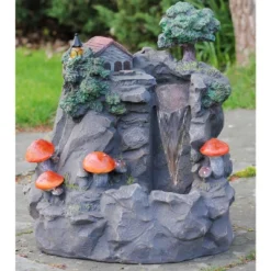 Northlight 24.5" Solar LED Lighted Mushrooms By Waterfall Outdoor Patio Garden Water Fountain 9 Northlight 24.5" Solar LED Lighted Mushrooms By Waterfall Outdoor Patio Garden Water Fountain -Northlight GUEST aa27bb02 3866 47bc b763 f96808903658