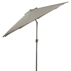 Northlight 9ft Outdoor Patio Market Umbrella With Hand Crank And Tilt - Taupe -Northlight GUEST b0e70ea7 c5b2 45e3 b220 db8a48ad693d