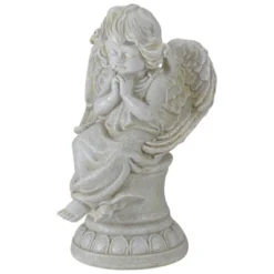 Northlight 9" Ivory Praying Angel On Pedestal Outdoor Garden Statue 9 Northlight 9" Ivory Praying Angel On Pedestal Outdoor Garden Statue -Northlight GUEST b3499b9b 4182 469e a885 413f07cb0a1e