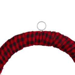 Northlight Red And Black Buffalo Plaid And Berry Artificial Christmas Wreath - 24-Inch, Unlit -Northlight GUEST b98ff18d 48ee 4d62 b6a3 51d5d2c069bf