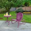 Northlight Outdoor Retro Metal Tulip Glider Patio Chair, Purple 2 Northlight Outdoor Retro Metal Tulip Glider Patio Chair, Purple -Northlight GUEST ba0b19d8 ed43 4487 93d7 7bc9ad73520e