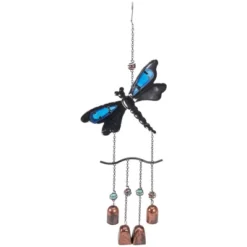 Northlight 24" Purple And Bronze Dragonfly Outdoor Garden Windchime -Northlight GUEST bb84f70e 840f 4cbc b98c 7fd312a4156d
