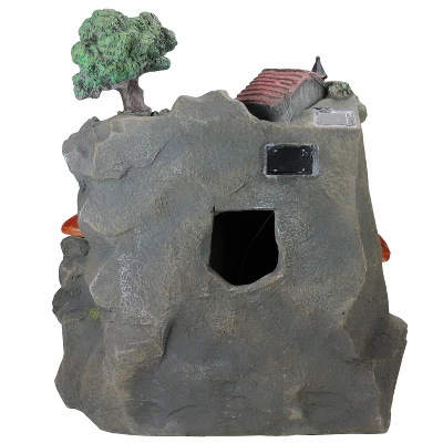 Northlight 24.5" Solar LED Lighted Mushrooms By Waterfall Outdoor Patio Garden Water Fountain 6 Northlight 24.5" Solar LED Lighted Mushrooms By Waterfall Outdoor Patio Garden Water Fountain - Image 4