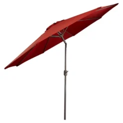 Northlight 9' Outdoor Patio Market Umbrella With Hand Crank And Tilt - Terracotta -Northlight GUEST bf724077 de42 47e3 9377 d708c68cd5da