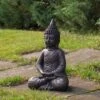 Northlight 17.5" Dark Brown Meditating Buddha Outdoor Garden Statue -Northlight GUEST bf779ee1 136e 4d82 a549 25ae3e736fe1