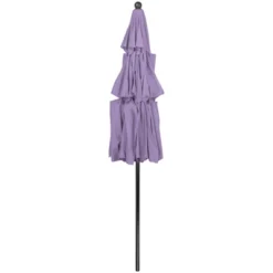 Northlight 9.75ft Outdoor Patio Market Umbrella With Hand Crank And Tilt, Purple -Northlight GUEST bffb83db 6e8f 4415 b2ae 4f750c478e1b
