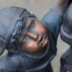 Northlight 29" Children At The Water Pump Well Outdoor Patio Garden Fountain - Black/Bronze -Northlight GUEST c0aecffd 0fe8 48f5 a993 fcbee698f178