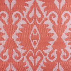 Northlight 4' X 6' Pink Abstract Pattern Rectangular Outdoor Area Rug -Northlight GUEST c20b47e3 de0f 4043 af82 e7e2e794f004