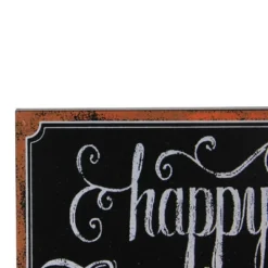 Northlight 14" Holiday Inspired Framed "Happy Thanksgiving" Chalkboard Wall Art
