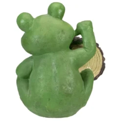 Northlight 9" Green 'Life Is Good' Frog Outdoor Garden Statue -Northlight GUEST cb94f949 0a49 47f9 ac90 b941495d5957
