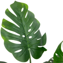 Northlight 35" Green Wide Leaf Monstera Artificial Potted Plant -Northlight GUEST cda6fe11 84c5 4c76 b5b8 44f6b79e590e