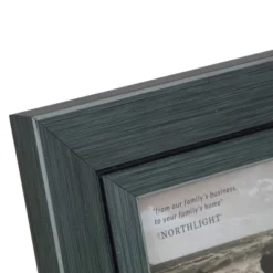 Northlight 9.25" Classical Rectangular 4" X 6" Photo Picture Frame - Gray And Black -Northlight GUEST cf1eaa5e 7614 4ae1 96bf 325263561b93