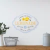 Northlight 15.25" White And Blue "Fresh Squeezed Lemonade" Metal Sign Spring Wall Decor -Northlight GUEST d09025ac 462c 410c b4c5 1fb067231a73