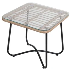 Northlight 3-Piece Santa Cruz Rattan Outdoor Patio Chat Set With Cushions -Northlight GUEST dcb18f5d 9d36 4128 a5ec 02287298c4c4