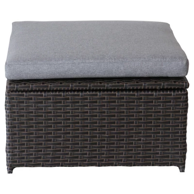 Northlight 4-Piece Savannah Resin Wicker Outdoor Patio Modular Sectional Set With Cushions 9 Northlight 4-Piece Savannah Resin Wicker Outdoor Patio Modular Sectional Set With Cushions - Image 7