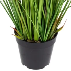 Northlight 27" Artificial Onion And Pampas Grass In Black Pot -Northlight GUEST e0067f15 ff84 4de9 bc74 7fc8d1c44bd9