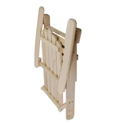 Northlight 36" Natural Brown Classic Folding Wooden Adirondack Chair -Northlight GUEST e55b93fb f778 4413 a78d 93c452d1a68c