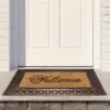 Northlight Gold And Natural Coir Rectangular "Welcome" Doormat 23" X 35" -Northlight GUEST e5770df7 4944 4a2c be48 09239782776e