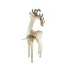 Northlight 46.5" Lighted Brown And Ivory Reindeer Outdoor Christmas Decoration
